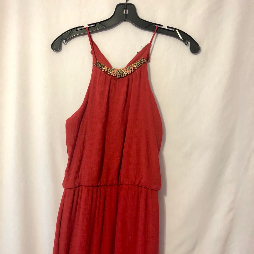 Long Red dress